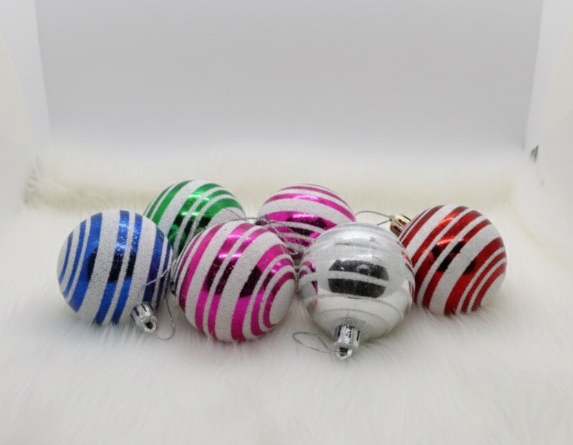 Christmas Tree Balls [Medium][Set of 6]